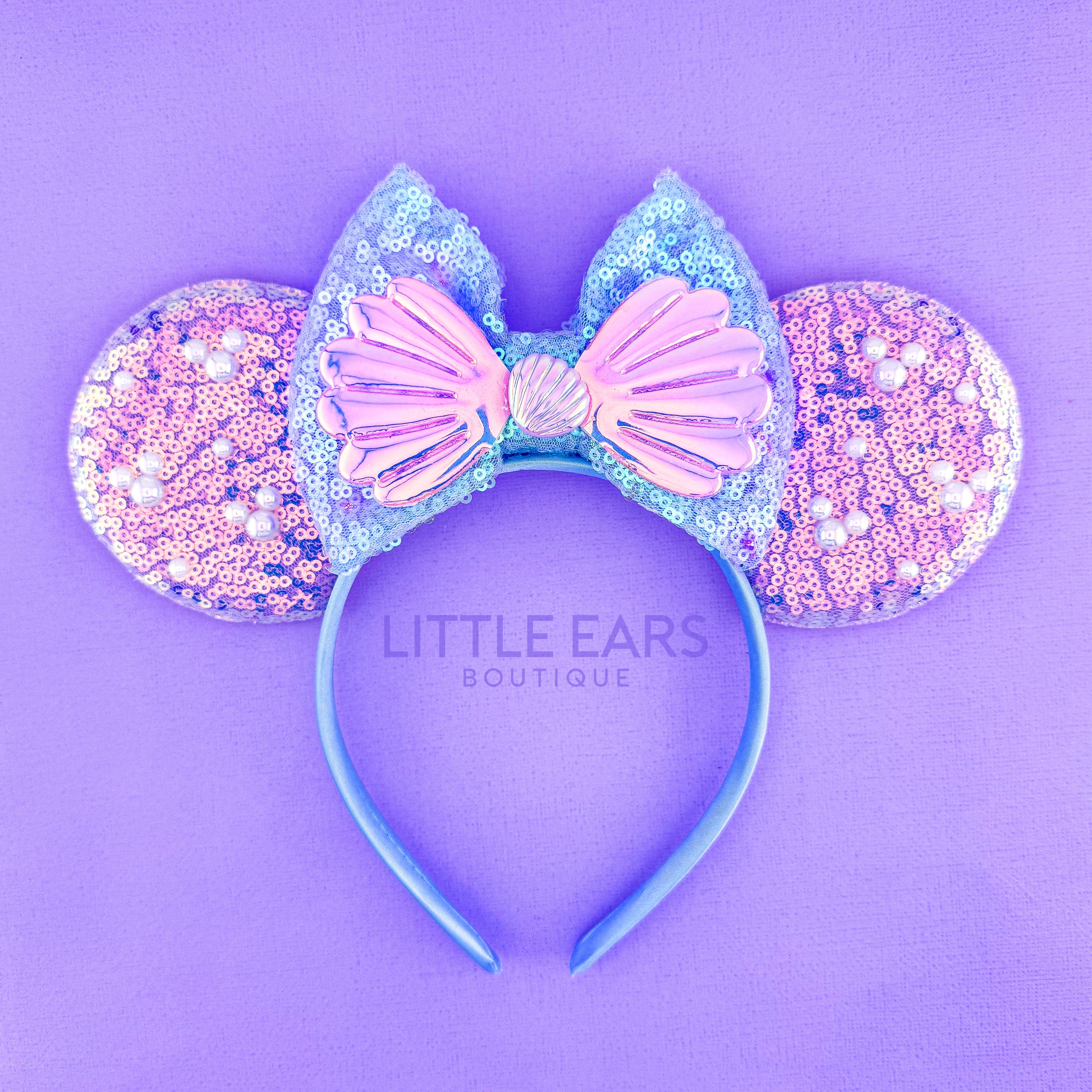 Light Up Mermaid Shells Ears by Little Ears Boutique, travel planning service detail photo 2