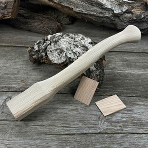 Ash Wood Axe Handle with Red Oak Wedges, 42 cm (16.54 in)
