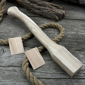 Ash Wood Axe Handle with Red Oak Wedges, 42 cm (16.54 in)