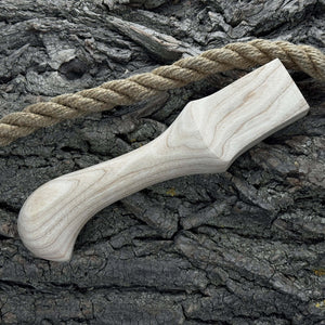 Ash Wood Handle for Adze or Axe, 23 cm (9.06 inches) with Red Oak Wedges