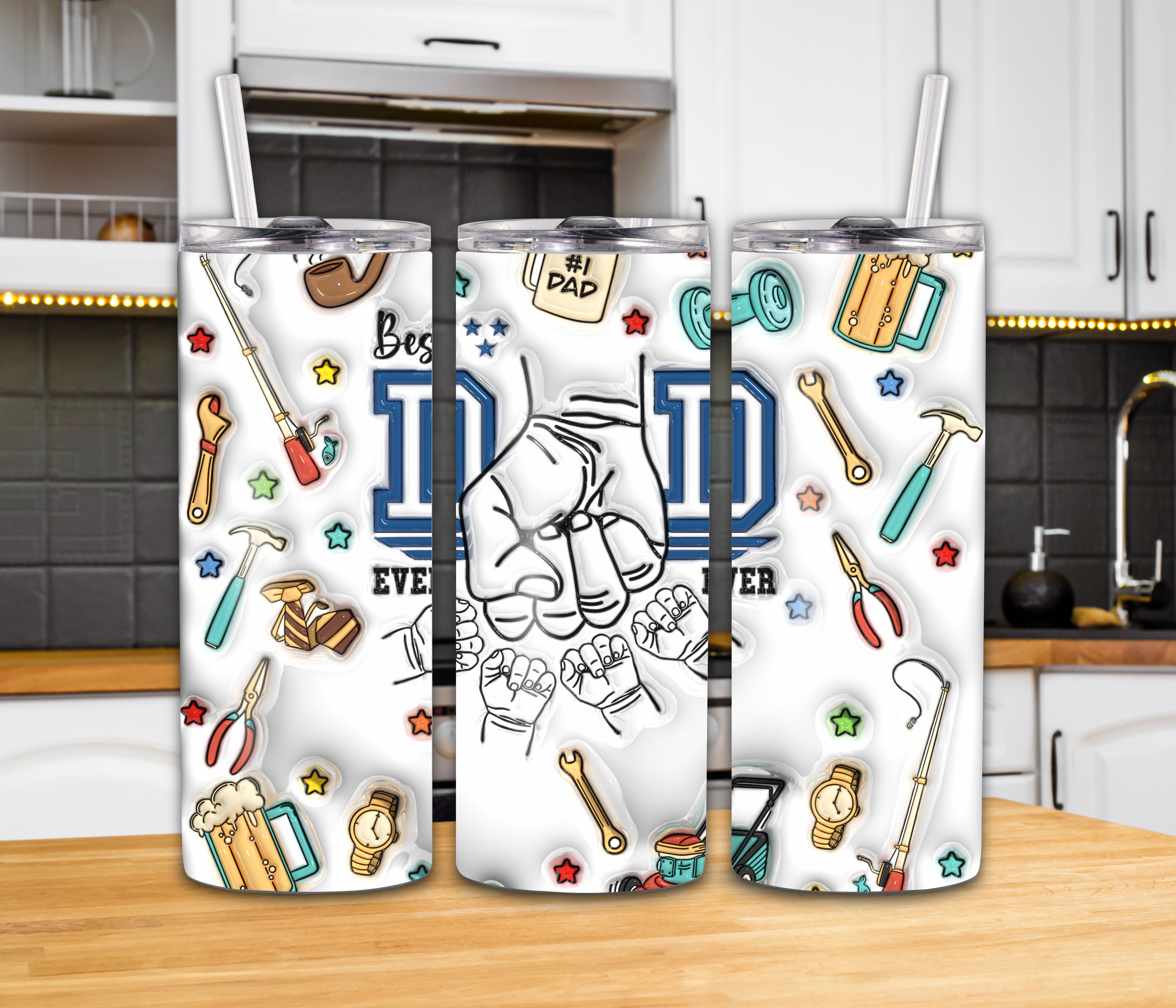 "Best Dad Ever" 20oz Tumbler