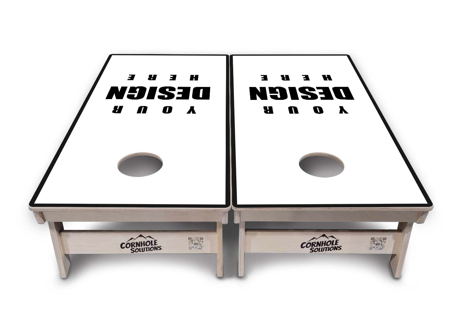 Complete Tournament Cornhole Bundle - Boards, Bags & Carrying Case - Custom