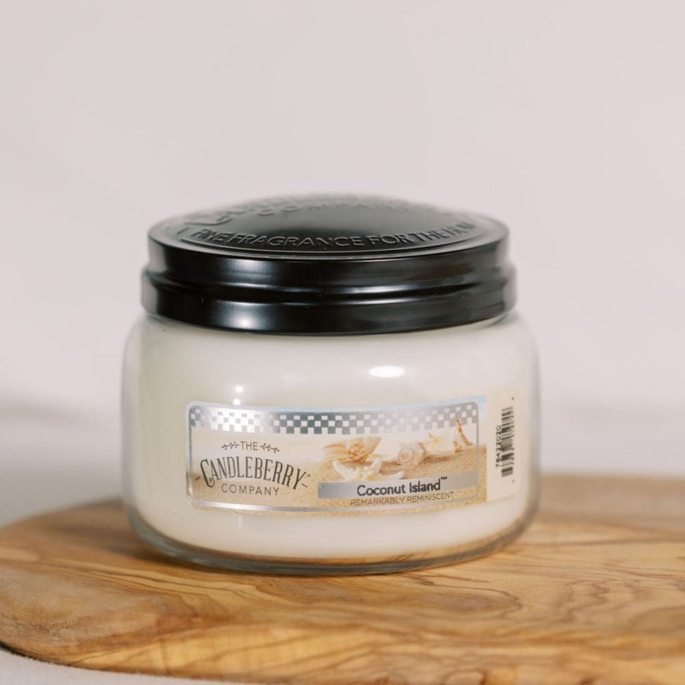 Beach Collection - Coconut Island™, Small Jar Candle (Collective) by The Candleberry® Candle Company, scented candle main product photo