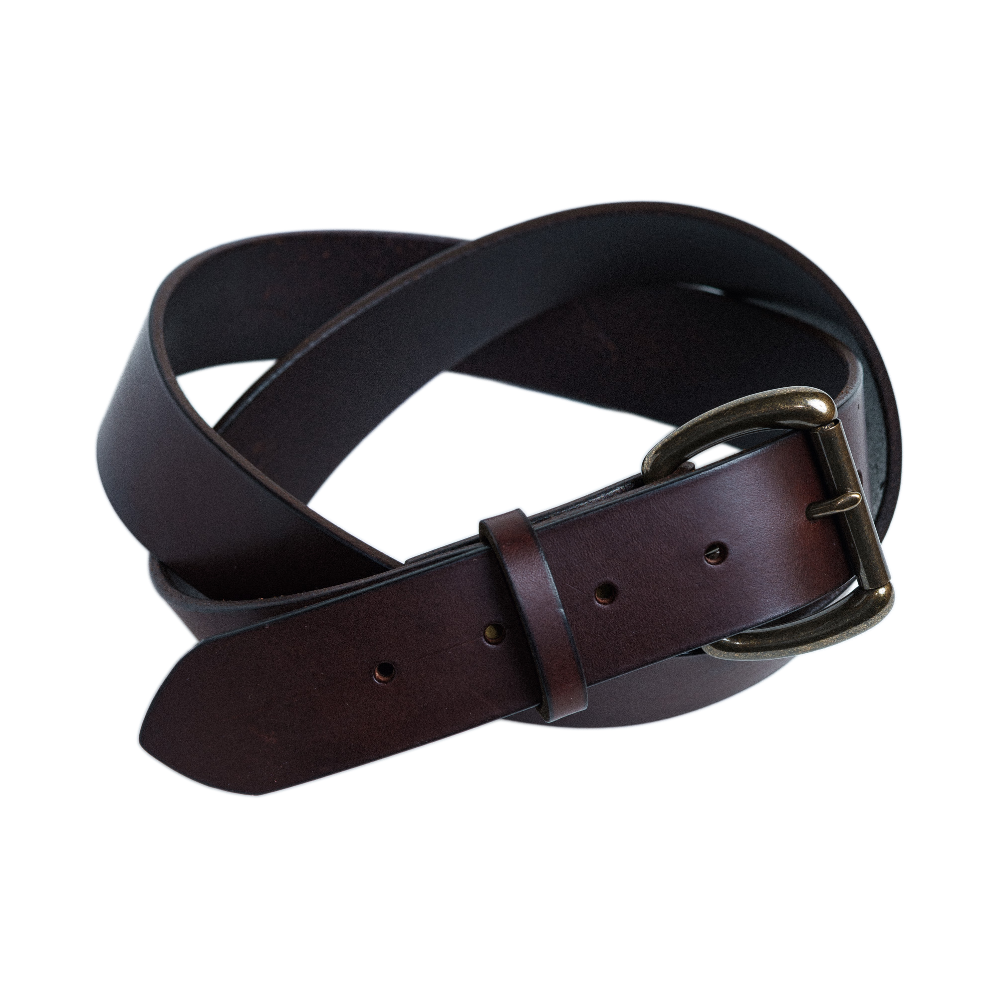 Heavy Duty Belt - Walnut by Loyal Stricklin, handmade leather goods main product photo