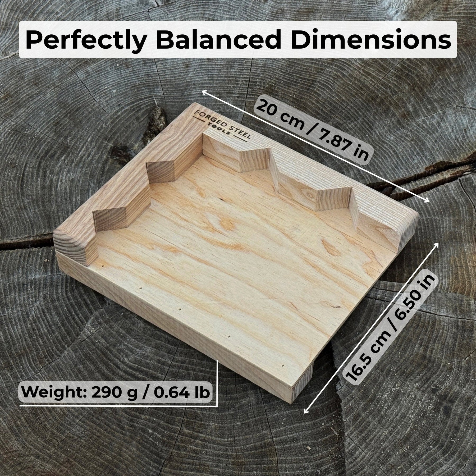Bench Hook for Wood Carving and Chiseling – Handcrafted Wooden Work Support