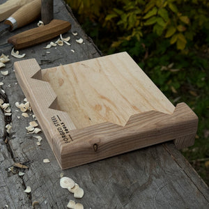Bench Hook for Wood Carving and Chiseling – Handcrafted Wooden Work Support