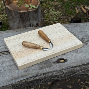 Big Basswood Woodcarving Practice Board