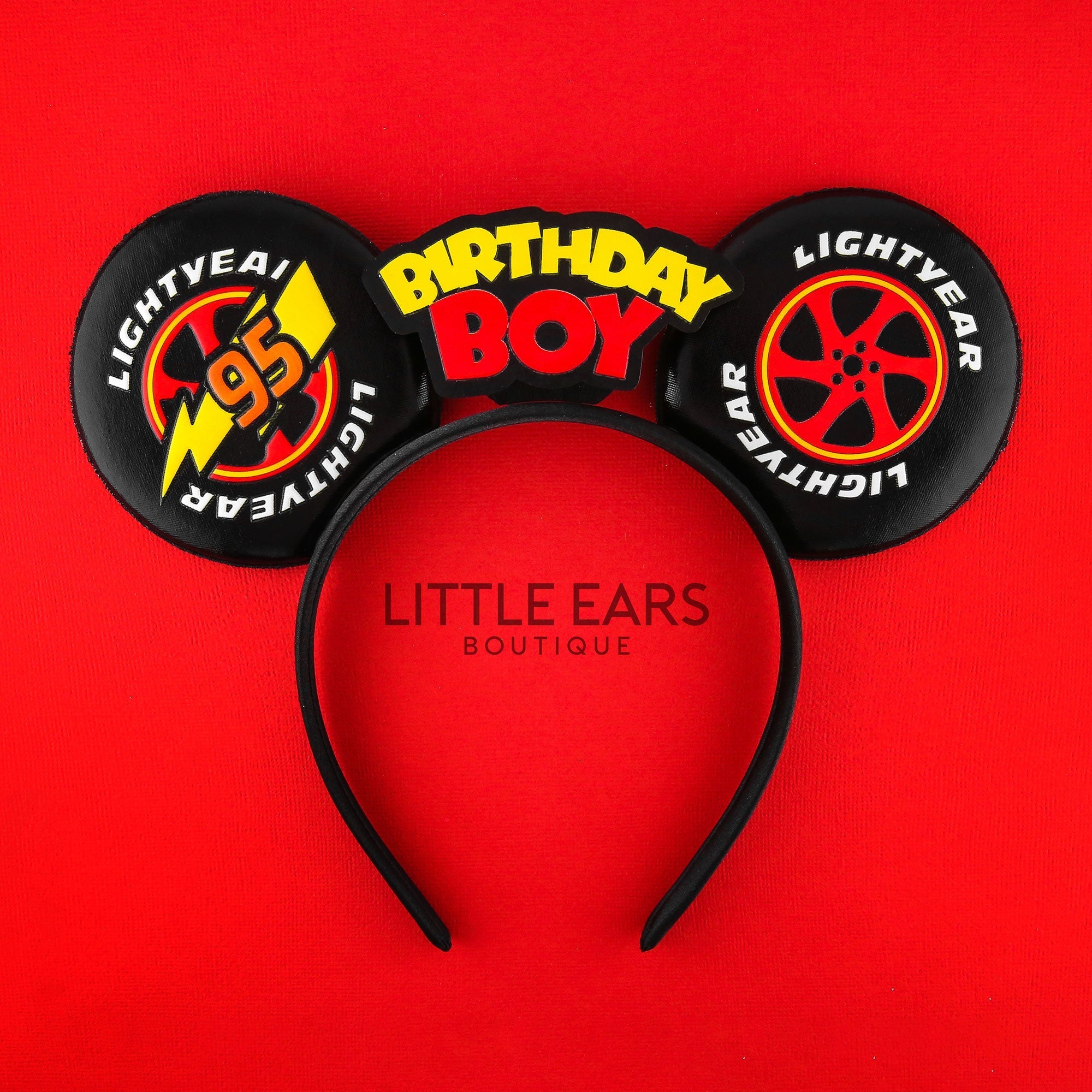 Birthday Racer Ears for Men by Little Ears Boutique, travel planning service main product photo