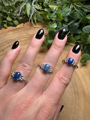 Blue Kyanite Ring Adjustable