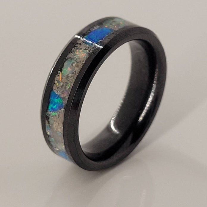 The Blue Angel Memorial Ring by Cotton Street Art Company, handmade jewelry main product photo
