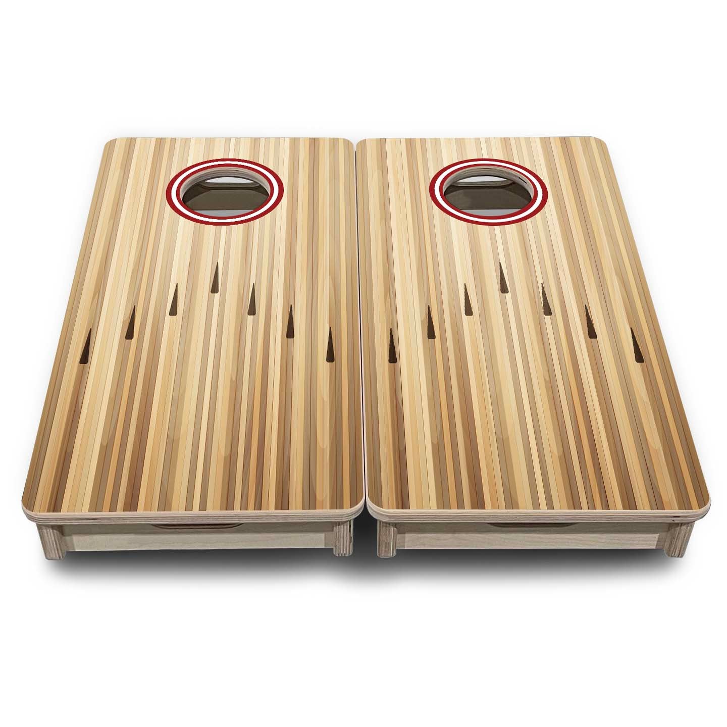 Bowling No Logo - Mini Cornhole Board Set (12" x 24") with 8 Mini Bags Cornhole Solutions