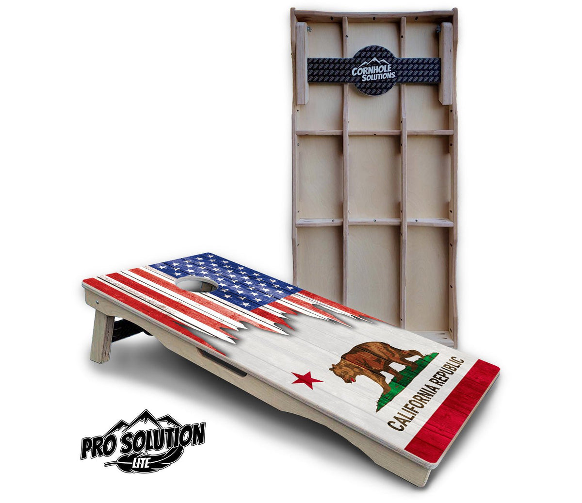 State Flag Cornhole Boards – AL to GA – Pro Lite or Pro Elite