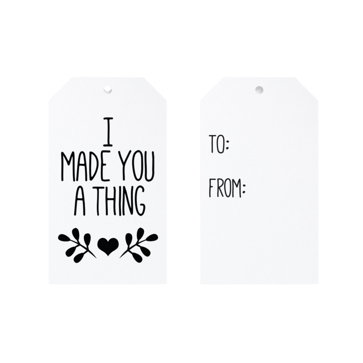 I Made You A Thing Gift Tags Gift Tags by Mountaintop Yarn