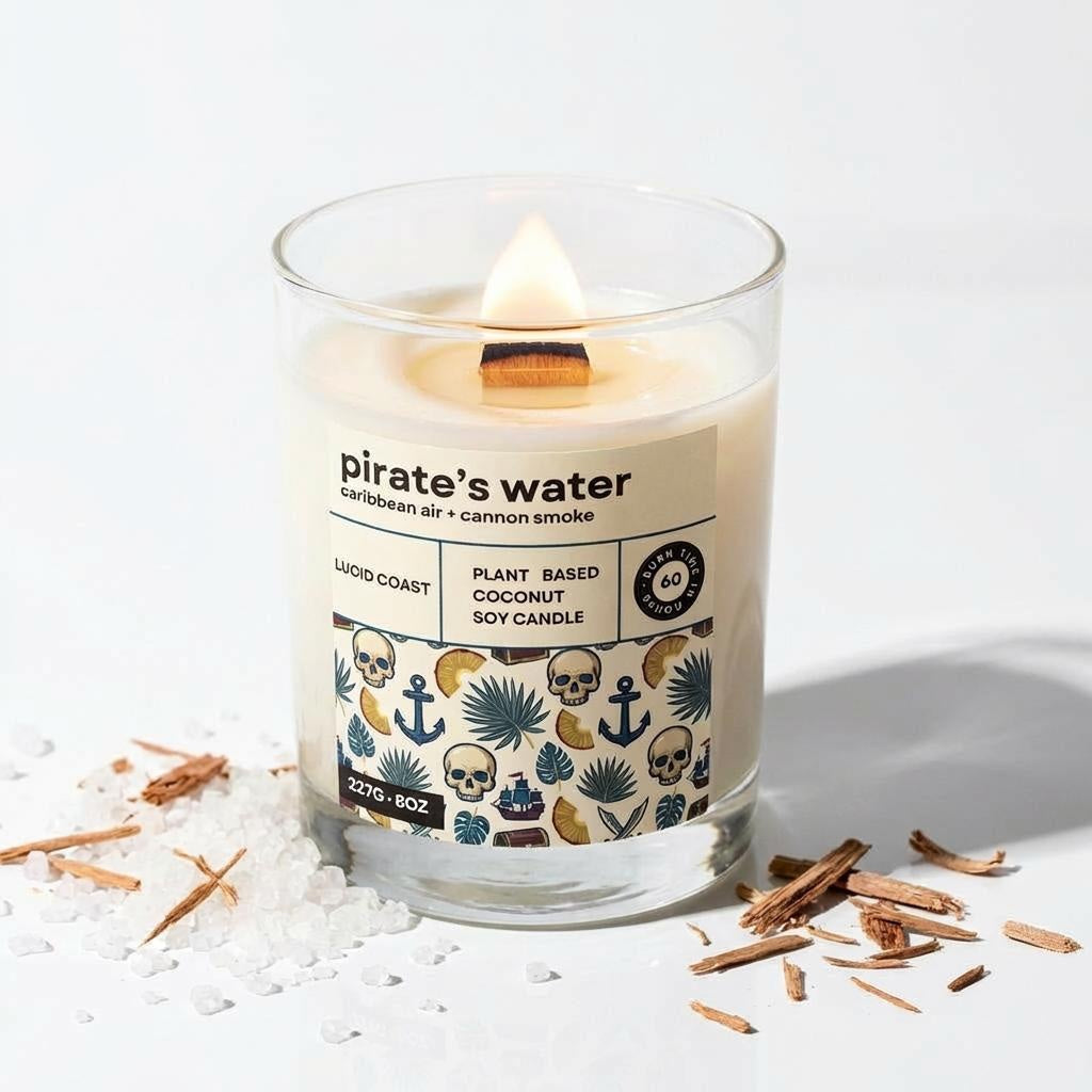 Pirate's Water Candle by Lucid Coast Co. product image 3