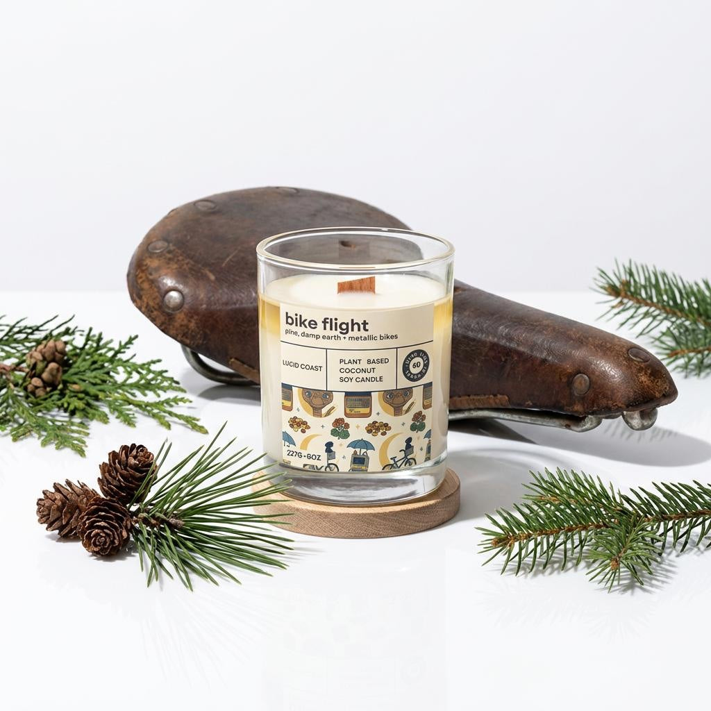 Bike Flight Candle by Lucid Coast Co. product image 5