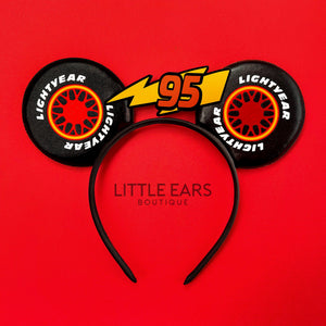 Cars Mickey Ears for Men handmade character headband by Little Ears Boutique