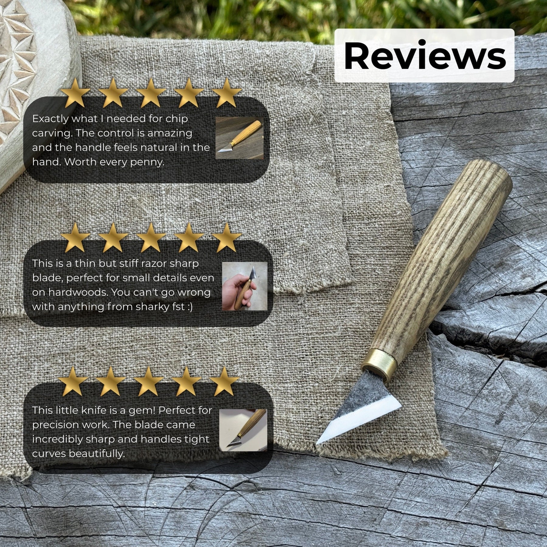 Chip Carving Knife, 3.5 cm (1.4 inches)