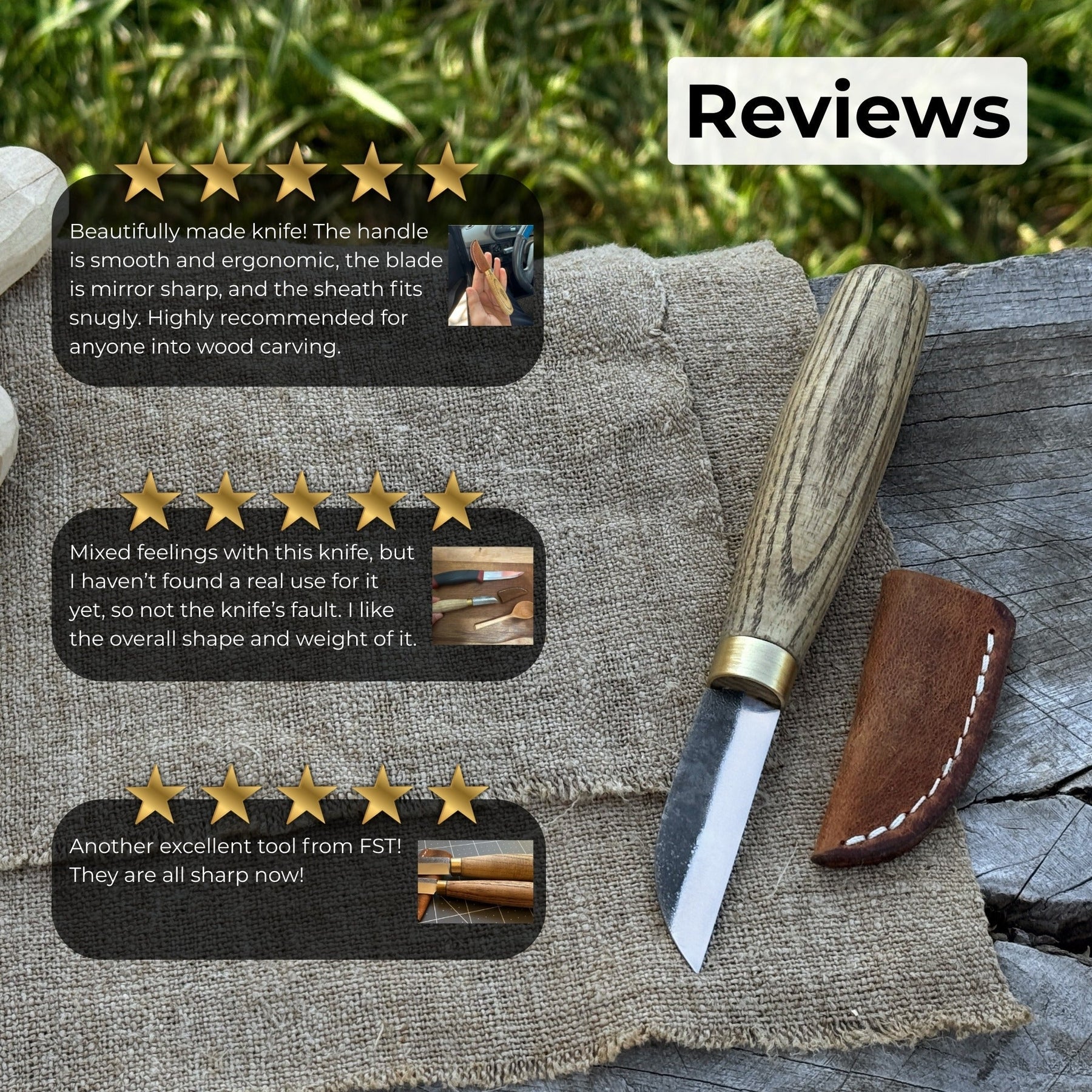 Chip Carving Knife, 5.5 cm (2.2 inches)