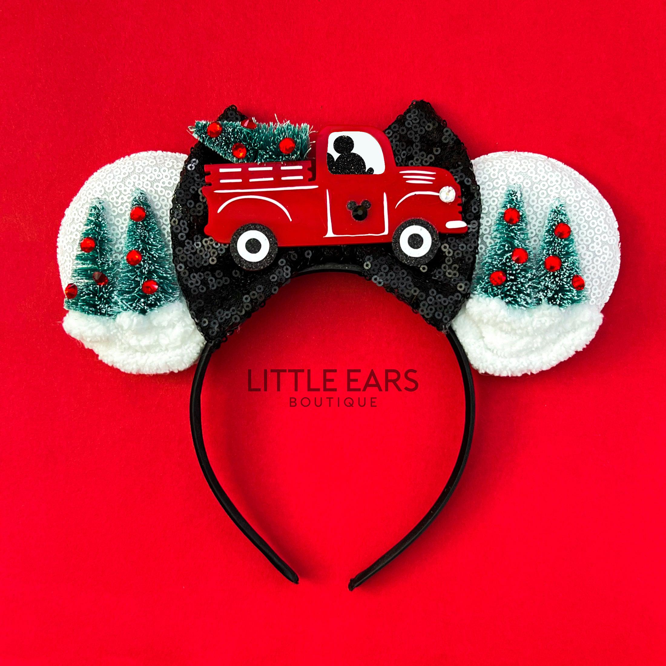 Christmas Truck Mickey Ears