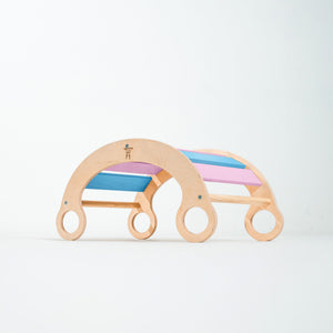Climbing Arch by Bunny Hopkins, handcrafted wooden activity toy product and lifestyle photo 39