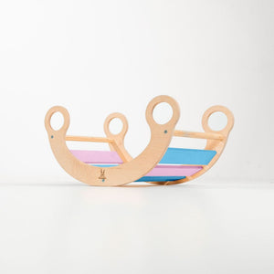 Climbing Arch by Bunny Hopkins, handcrafted wooden activity toy product and lifestyle photo 40