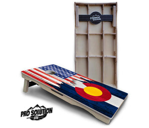 State Flag Cornhole Boards – AL to GA – Pro Lite or Pro Elite