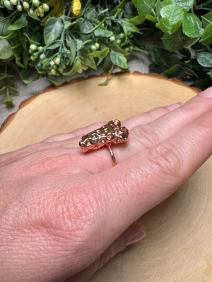 Coral Ring Size 7