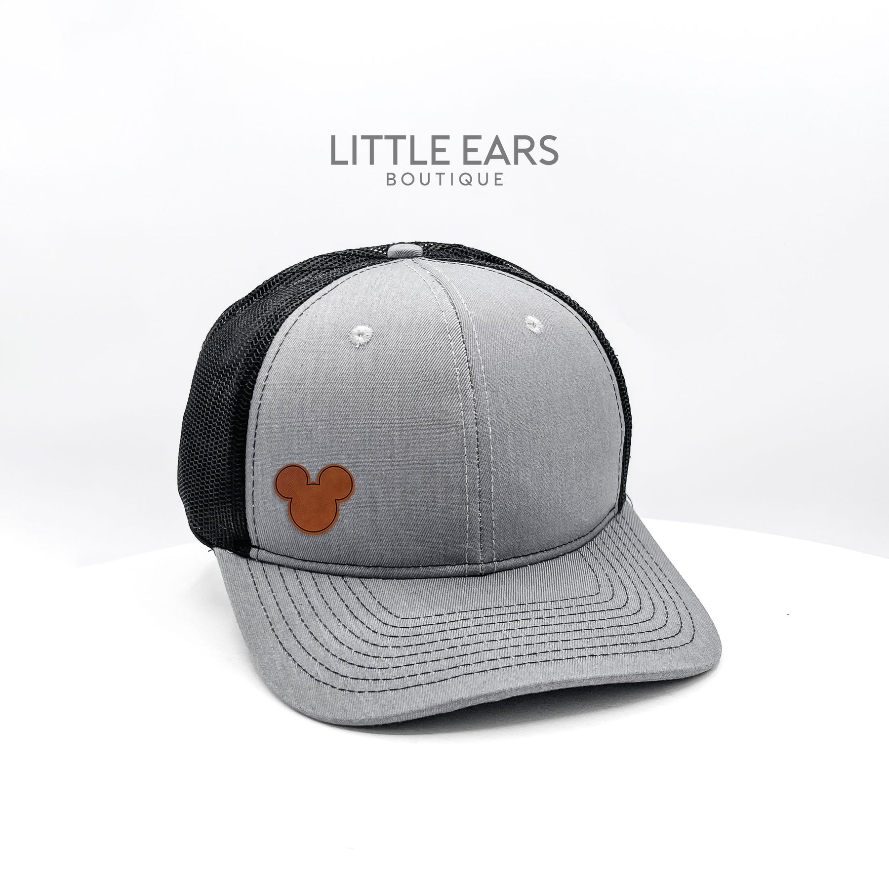 Corner Mickey theme park trucker hat by Little Ears Boutique
