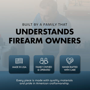 We The People Constitution Gun Concealment Furniture - Handcrafted Hidden Gun Storage Wall Decor - Hidden Safe Furniture with Magnetic Lock for Quick Access & Storage - Made in USA