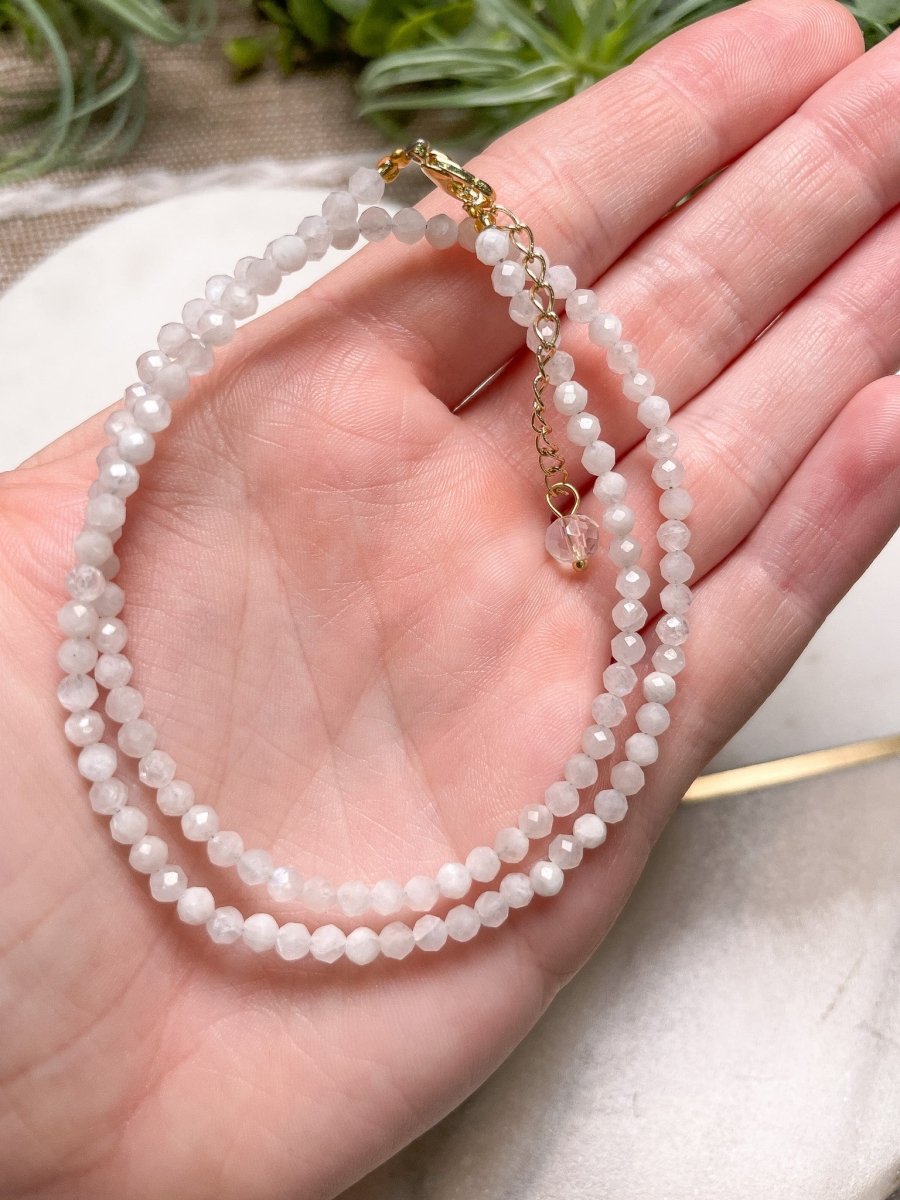 Crystal Beaded Choker Necklace