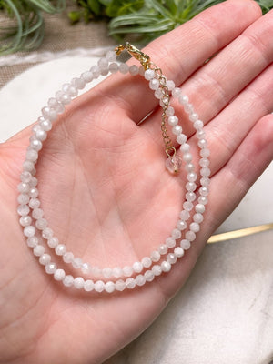 Crystal Beaded Choker Necklace