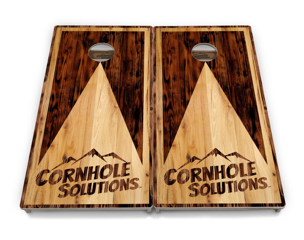 Wooden Triangle Cornhole Boards – Tournament Series