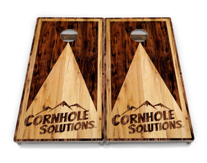 Wooden Triangle Cornhole Boards – Tournament Series
