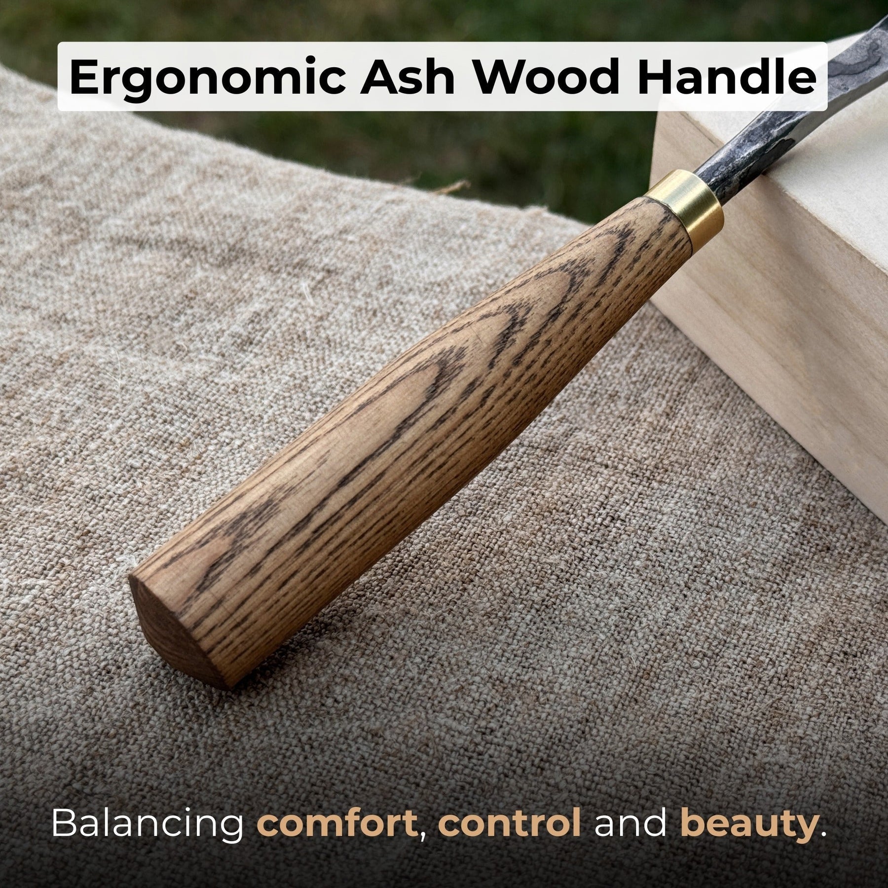 Curved Detail Carving Gouge – 8 mm / 12 mm (0.31 / 0.47 inches)