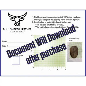 Badge Bifold Wallet sizing and badge placement guide