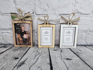 Custom Photo Ornament Picture Frame