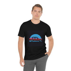 vintage style e30 4 door tshirt