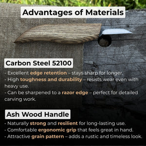 Detail Knife for Wood Carving, 4 cm (1.57 inches)