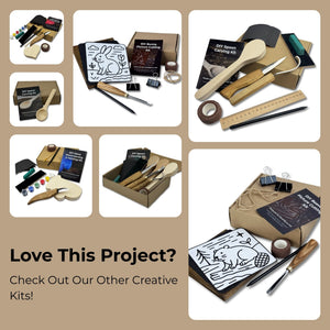 DIY 3-Piece Spoon Carving Kit for Beginners – Linden, Cherry & Oak Wood Blanks