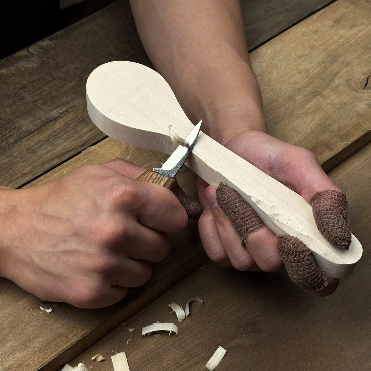 DIY Spoon Carving Kit for Beginners – Hook Knife & Whittling Tools by Sharky Forged Steel Tools – view 8
