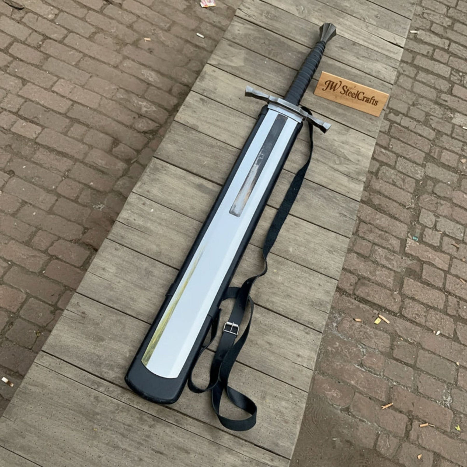 Dragon Slayer Inspired Greatsword Replica 40”+ Slab Blade Berserk Anime Cosplay Sword