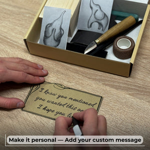 Elephant Carving Kit - Complete Starter Whittling Kit for Beginners, Adults, Teens, and Kids