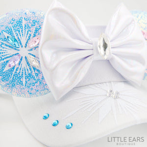 Frozen Visor by Little Ears Boutique, custom hat detail photo 4