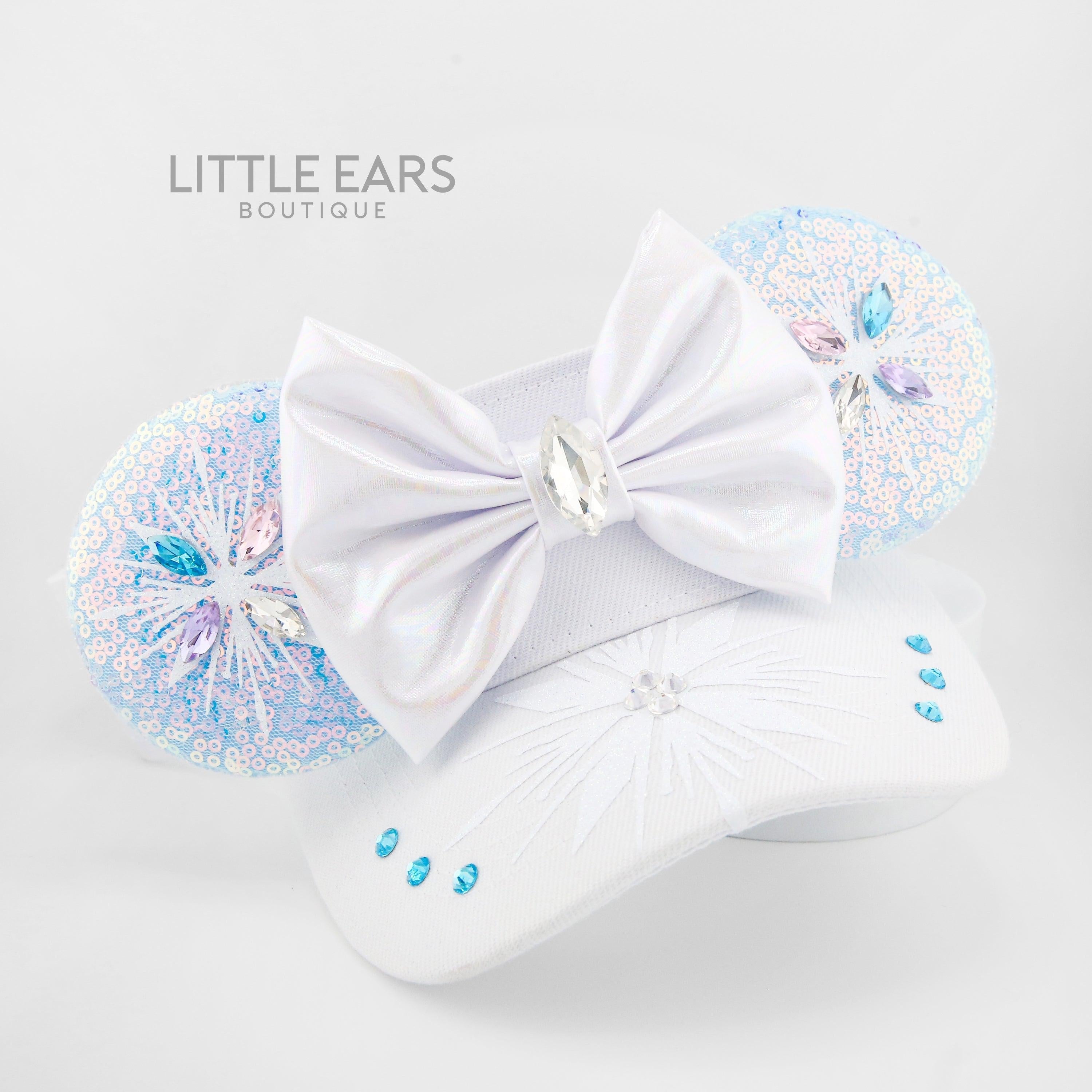 Frozen Visor by Little Ears Boutique, custom hat detail photo 2