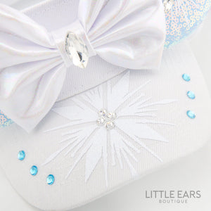 Frozen Visor by Little Ears Boutique, custom hat detail photo 5