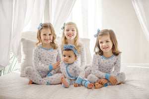 Ditsy Blue Floral Zippy by Boosh Baby image 3