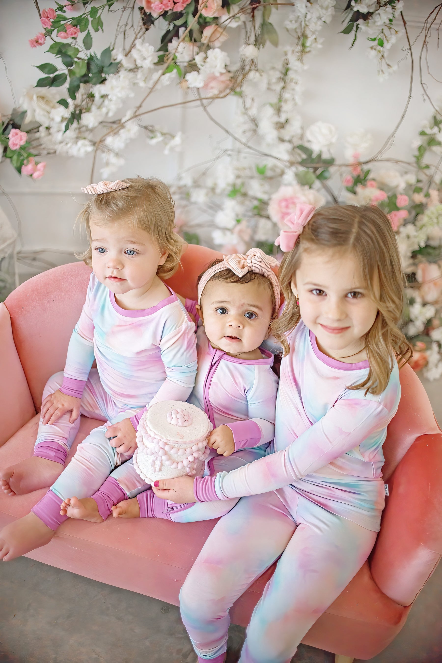 Cotton Candy Tie Dye | Convertible Bamboo Zippy by Boosh Baby image 5
