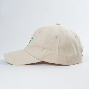 Additional view of Don't Worry, Be Capy embroidered baseball hat for kids and adults