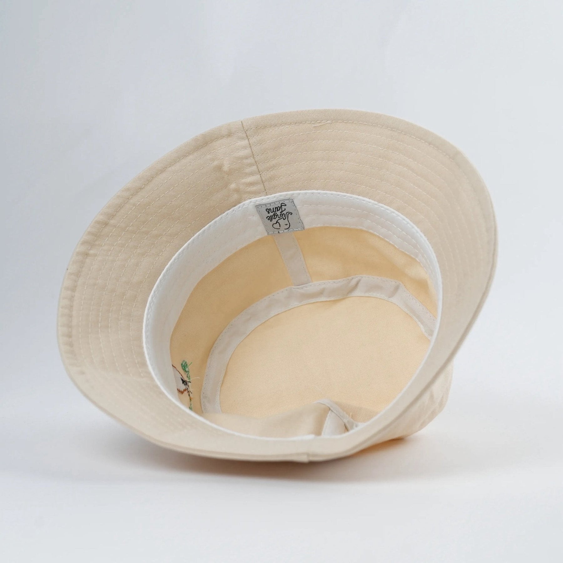 Additional view of Don't Worry, Be Capy embroidered bucket hat for kids and adults
