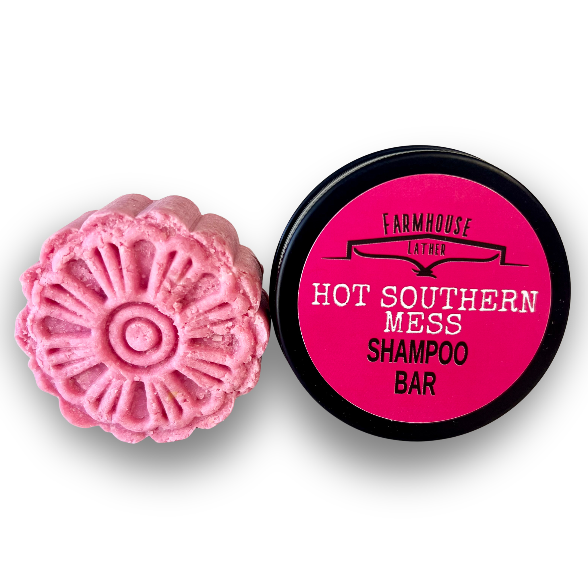 Farmhouse Lather Hot Southern Mess shampoo bar for bottle free hair care